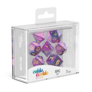 Dice RPG 7 Piece Set - Oakie Doakie Gemidice Amethyst