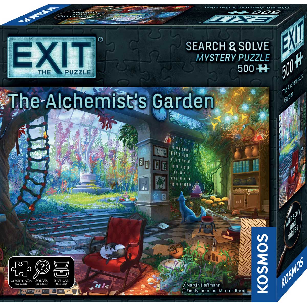 EXIT 500pc Jigsaw Puzzle & Game - The Alchemists Garden