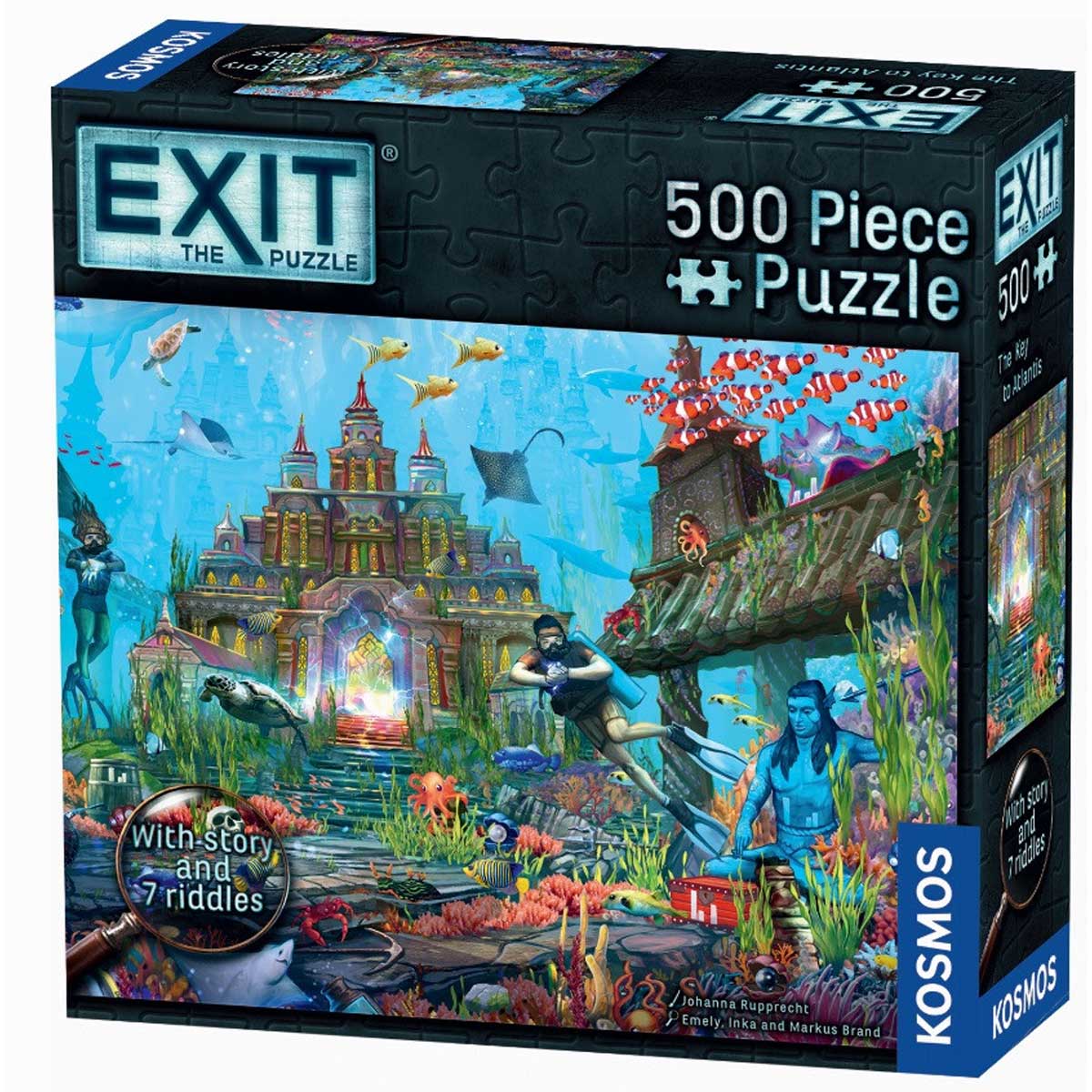 EXIT 500pc Jigsaw Puzzle & Game - The Key To Atlantis