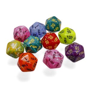 Dice D20 Count up & Down Life Counter (Single Die)