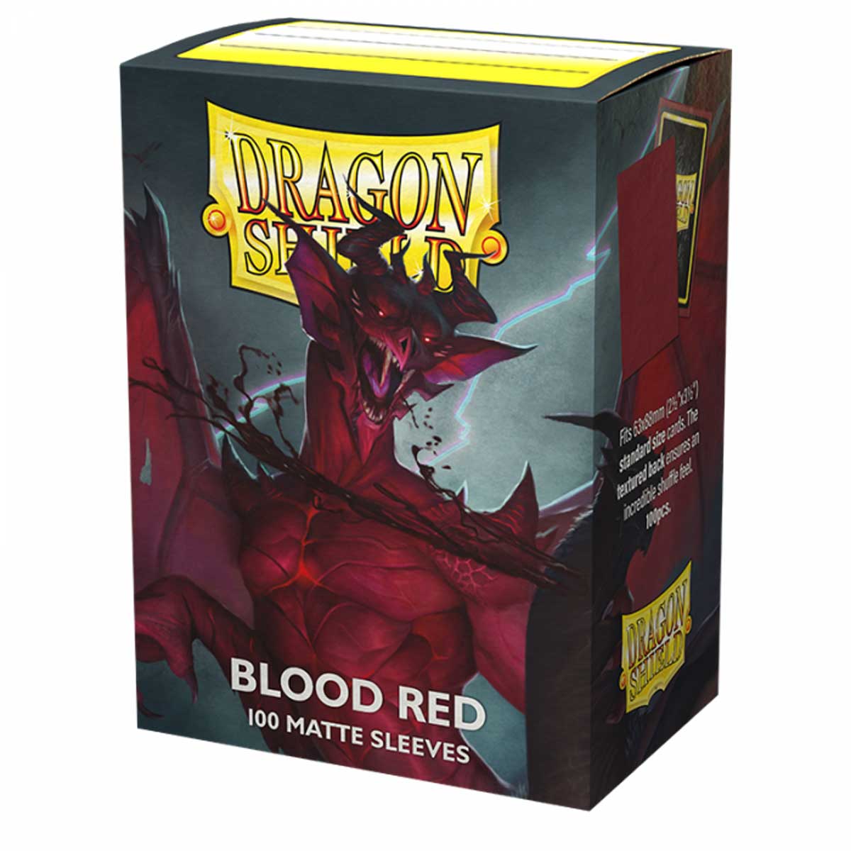 Dragon Shield Sleeves - Matte Blood Red