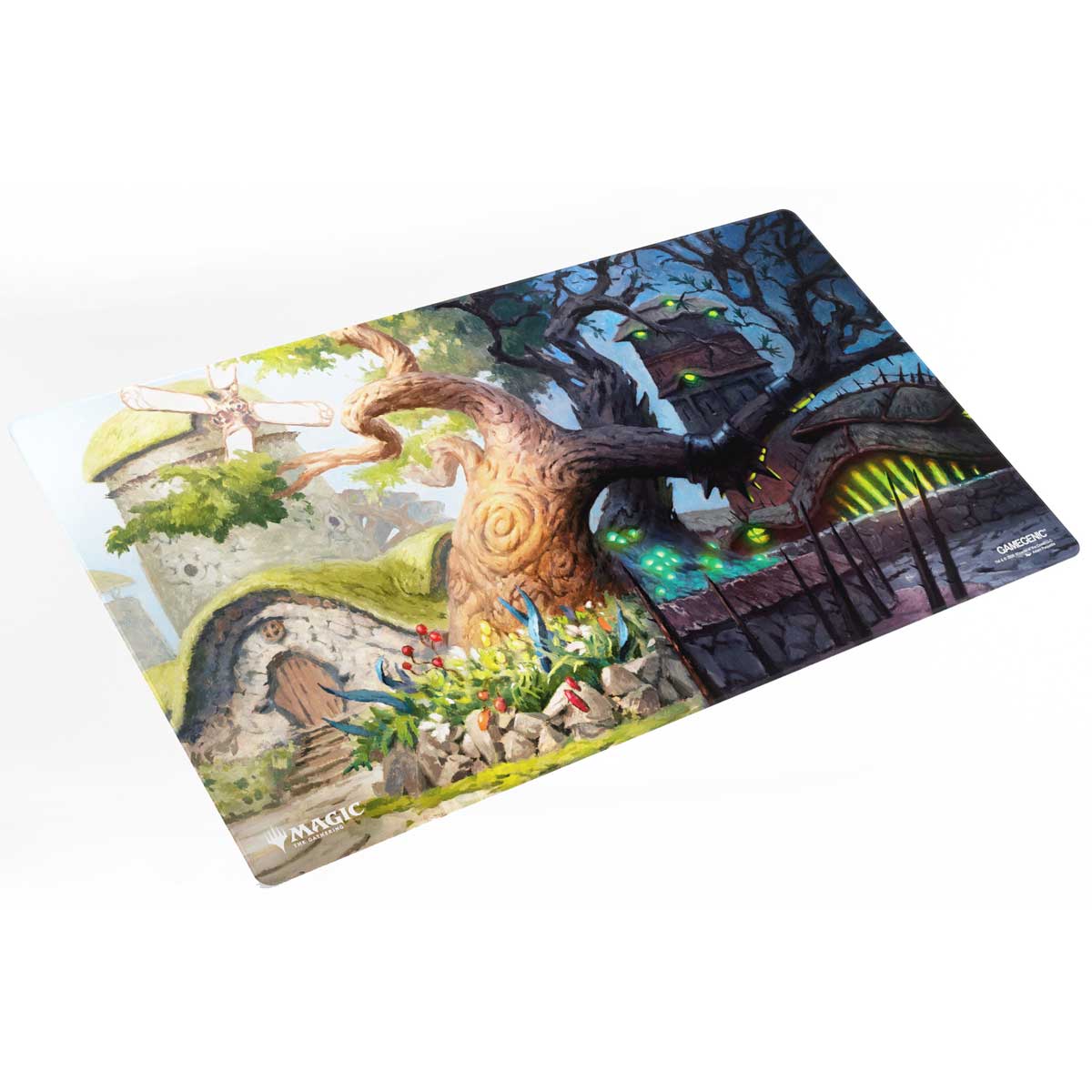 Magic The Gathering Gamegenic Shiny Playmat: Lorwyn Eclipsed - Temple Garden