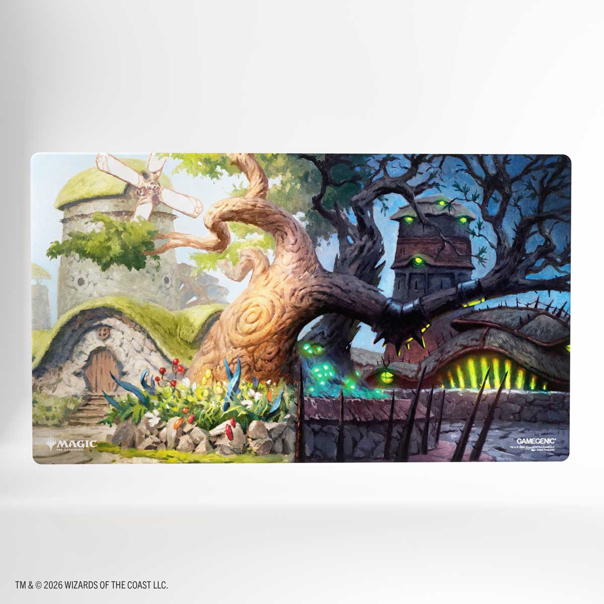 Magic The Gathering Gamegenic Shiny Playmat: Lorwyn Eclipsed - Temple Garden - Image 5