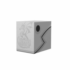 Dragon Shield Deck Box Double Shell - Ashen White/Black