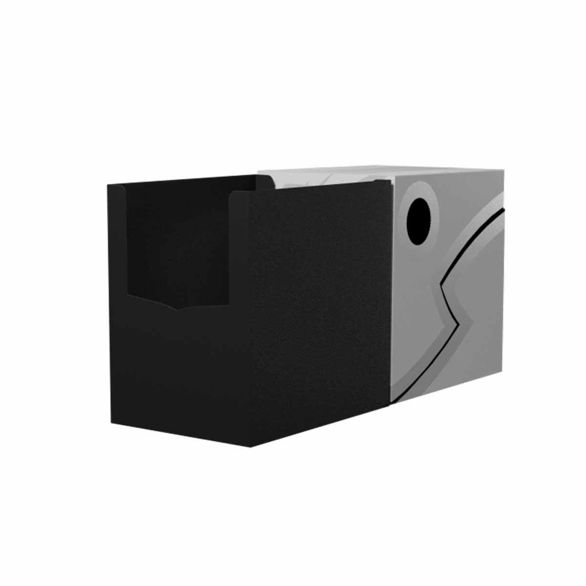 Dragon Shield Deck Box Double Shell - Ashen White/Black - Image 3