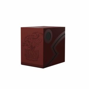 Dragon Shield Deck Box Double Shell - Blood Red/Black