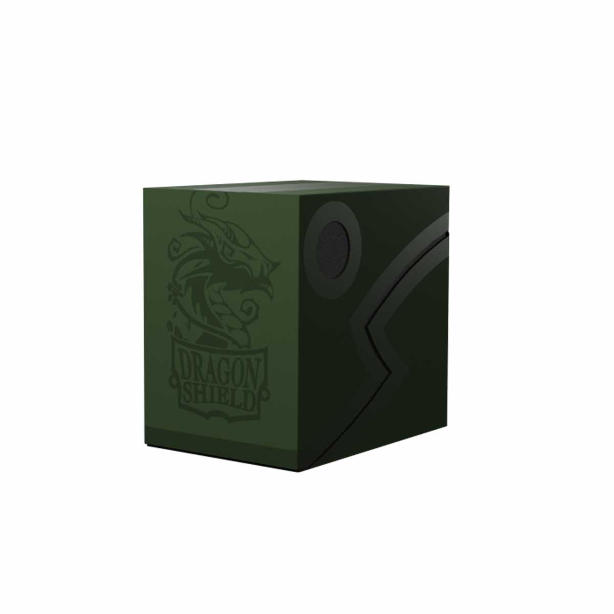 Dragon Shield Deck Box Double Shell - Forest Green/Black
