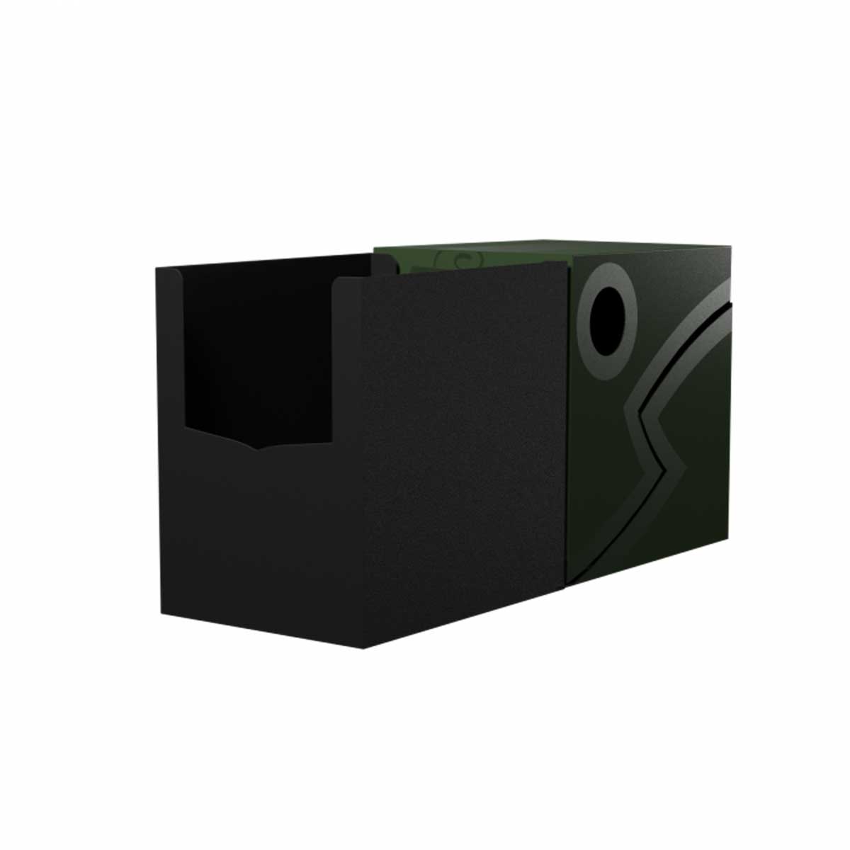 Dragon Shield Deck Box Double Shell - Forest Green/Black - Image 3