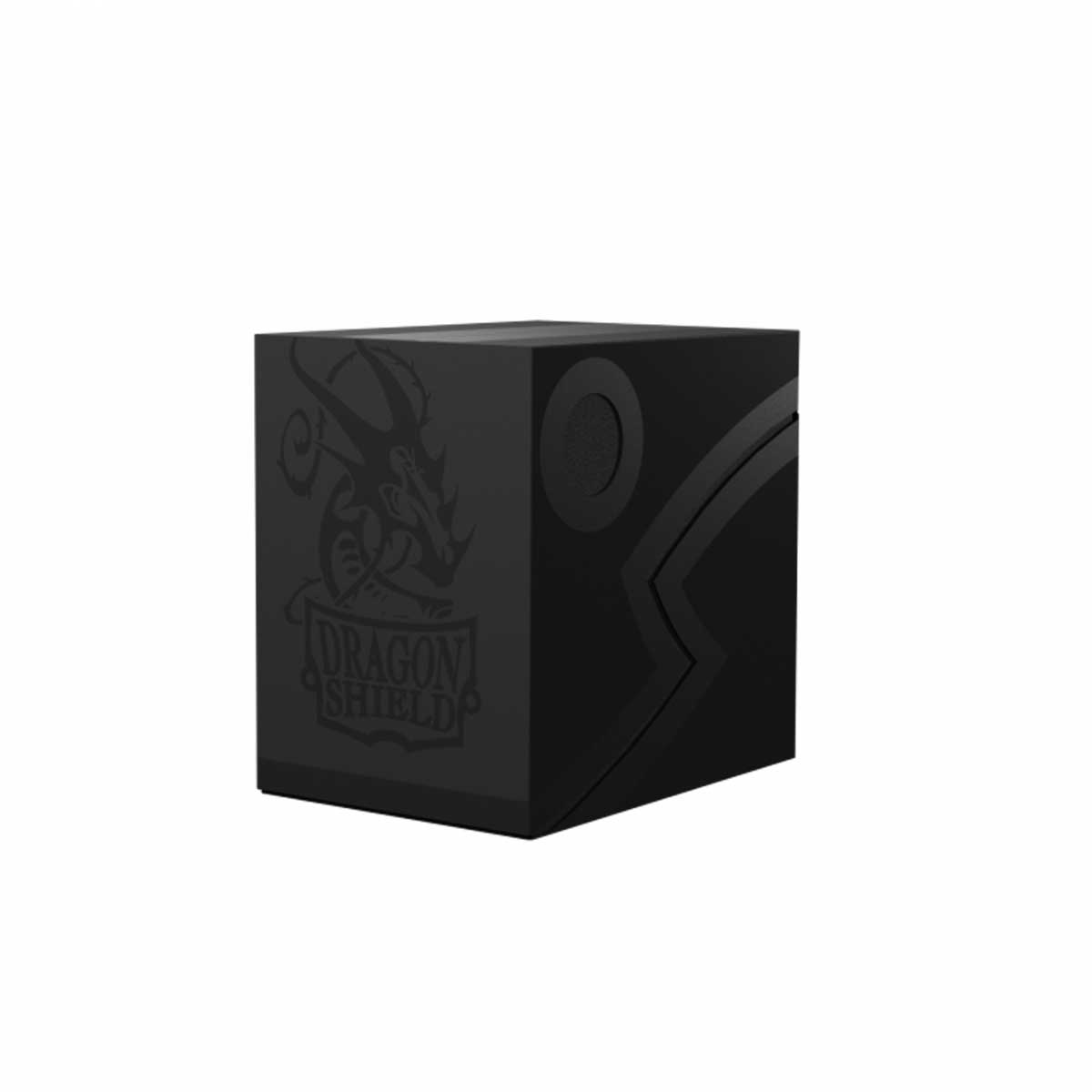 Dragon Shield Deck Box Double Shell - Shadow Black/Black