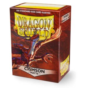 Dragon Shield Sleeves - Matte Crimson