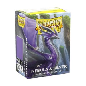 Dragon Shield Sleeves - Matte Dual Nebula & Silver