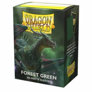 Dragon Shield Sleeves - Matte Forest Green