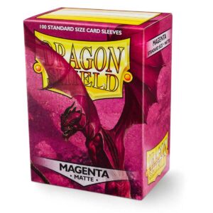 Dragon Shield Sleeves - Matte Magenta
