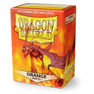 Dragon Shield Sleeves - Matte Orange