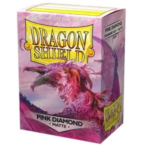 Dragon Shield Sleeves - Matte Pink Diamond