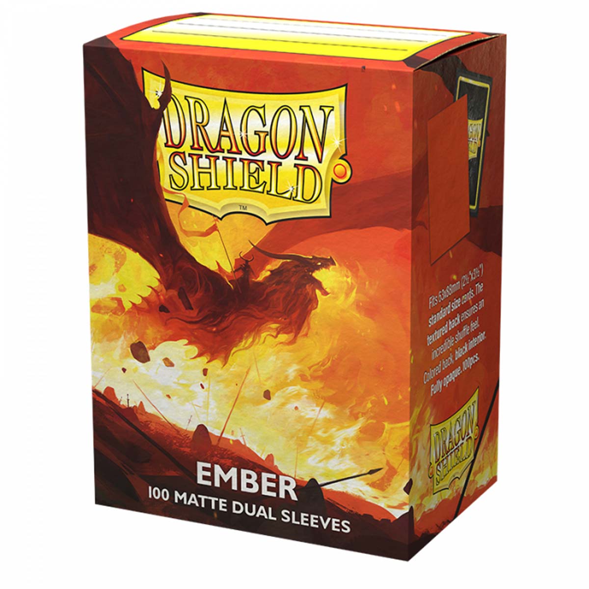Dragon Shield Sleeves - Matte Dual Ember (Alaric)