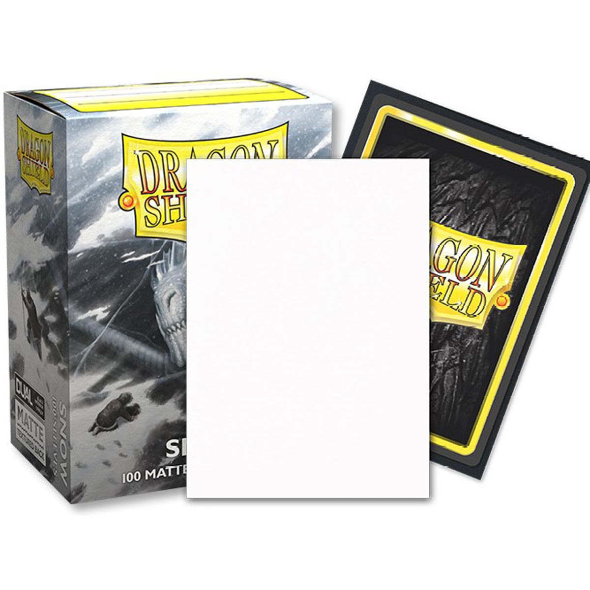 Dragon Shield Sleeves - Matte Dual Snow (Nirin) - Image 3