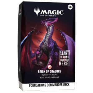 Magic The Gathering: Foundations (Commander Deck) Reign Of Dragons